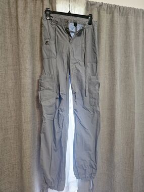 wild fable Women's Gray Cargo Ankle Pants